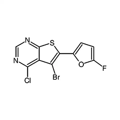 5-溴-4-氯-6-(5-氟吡啶-2-基)噻吩并[2,3-d]嘧啶