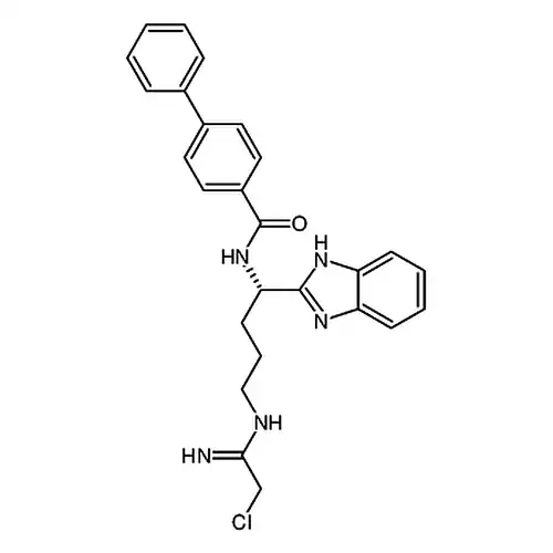 (S)-N-(1-(1H-苯并[d]咪唑-2-基)-4-(2-氯乙酰亚胺基)丁基)-[1,1'-联苯基]-4-甲酰胺