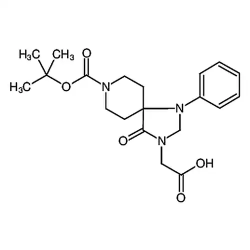 2-(8-(叔-丁氧羰基)-4-羰基-1-苯基-1，3，8-三氮杂螺[4.5]癸-3-基)乙酸