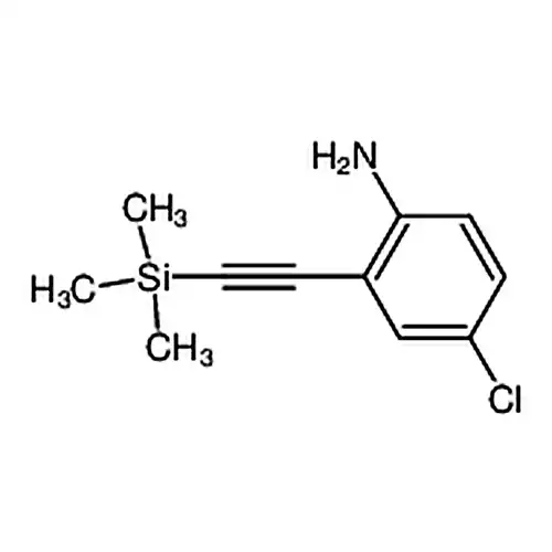 4-氯-2-(2-三甲基甲硅烷基乙炔基)苯胺