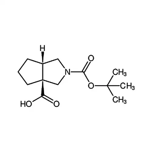 2-[(叔丁氧基)羰基] -八氢环戊[c]吡咯-3a-甲酸