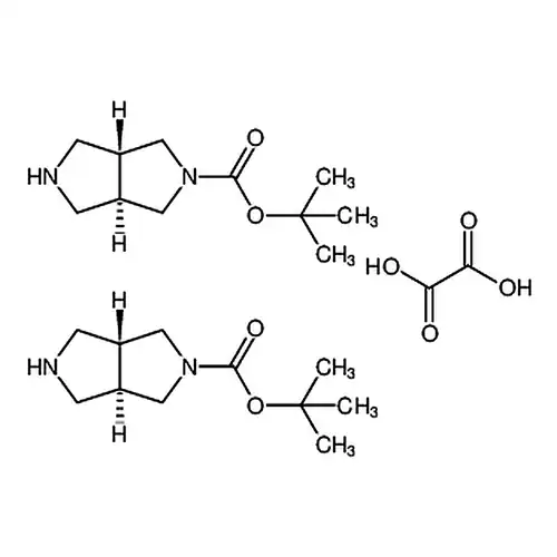 (3as，6as)-rel-八氢吡咯并[3，4-c]吡咯-2-羧酸叔丁酯半草酸盐