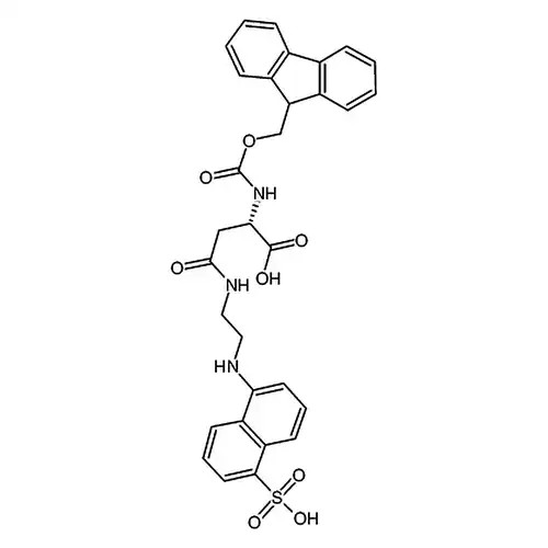 Fmoc-N'-[2-[(5-磺基-1-萘基)氨基]乙基]-L-天冬氨酰胺