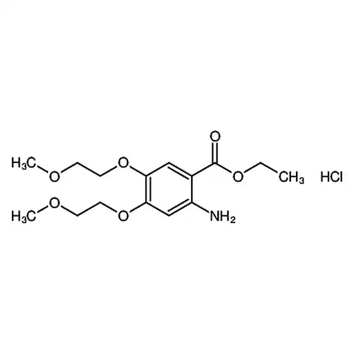 2-氨基-4,5-二(甲氧乙氧基)苯甲酸乙酯盐酸盐
