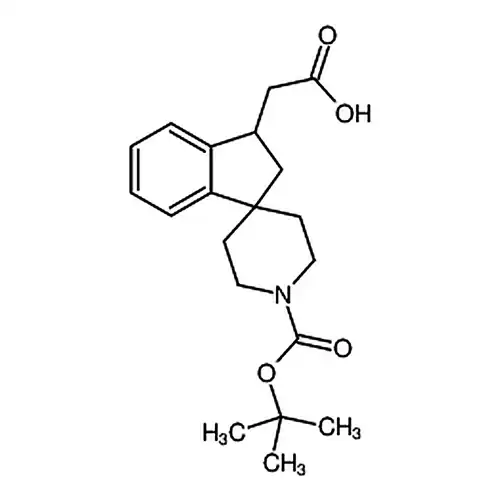 2-(1'-(叔丁氧羰基)-2，3-二氢螺[茚-1，4'-哌啶]-3-基)乙酸