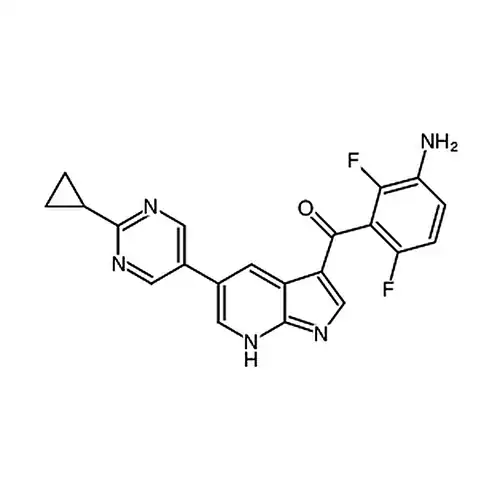 (3-氨基-2，6-二氟苯基)(5-(2-环丙基嘧啶-5-基)-1H-吡咯并[2，3-b]吡啶-3-基)甲酮