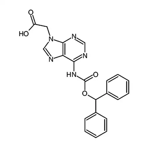 2-(6-((二苄氧基)羰基)氨基)-9H-嘌呤-9-基)乙酸