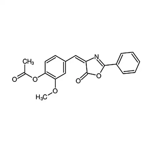 ACETIC ACID 2-METHOXY-4-(5-OXO-2-PHENYL-OXAZOL-4-YLIDENEMETHYL)-PHENYL ESTER