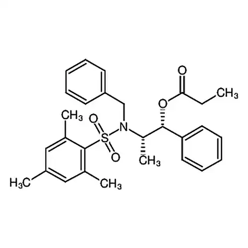 丙酸(1R,2S)-2-[N-苄基-N-(均三甲苯基磺酰)氨基]-1-苯基丙酯[非选择性不对称醇醛反应用试剂]