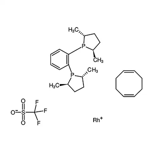 (-)-1,2-双((2R,5R)-2,5-二甲基磷杂环戊烷)苯(1,5-环辛二烯)三氟甲磺酸铑(I)