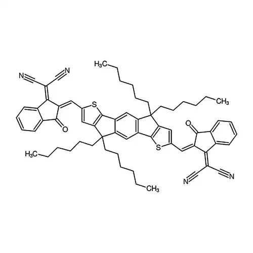 2,2'-((2Z,2'Z)-((4,4,9,9-四己基-4,9-二氢-s-indaceno[1,2-b:5,6-b']二噻吩-2,7-二基)双(methanylylidene))双(3-氧代-2,3-二氢-1H-茚-2,1-二亚基))二丙二腈
