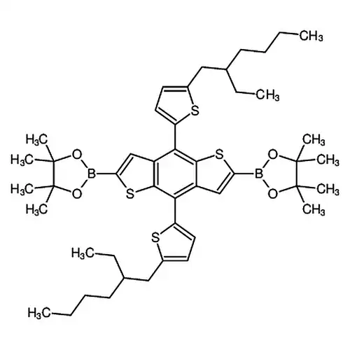 2,2'-(4,8-双(5-(2-乙基己基)噻吩-2-基)苯并[1,2-b:4,5-b']二噻吩-2,6-二基)双(4,4,5,5-四甲基-1,3,2-二氧硼杂环戊烷)