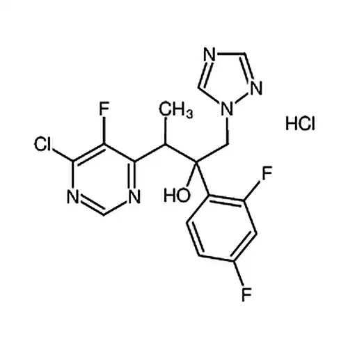 3-(6-氯-5-氟嘧啶-4-基)-2-(2，4-二氟苯基)-1-(1H-1，2，4-三唑-1-基)-2-丁醇盐酸盐
