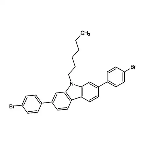 2,7-双(4-溴苯基)-9-己基-9H-咔唑