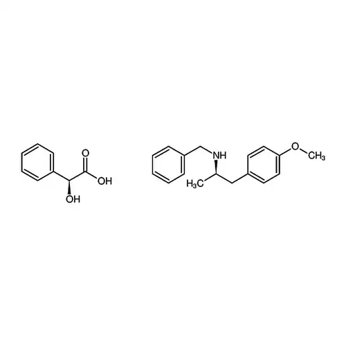 (2S)-羟基(苯基)乙酸 (2R)-N-苄基-1-(4-甲氧基苯基)丙-2-胺盐