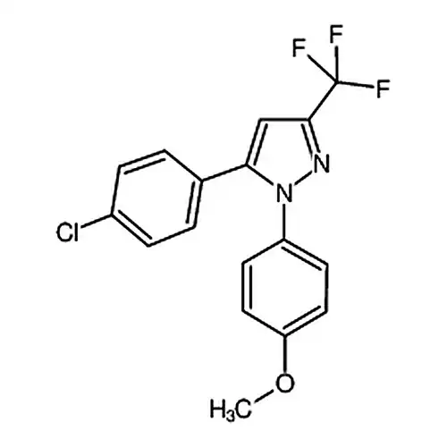 5-(4-氯苯基)-1-(4-甲氧基苯基)-3-(三氟甲基)-1H-吡唑