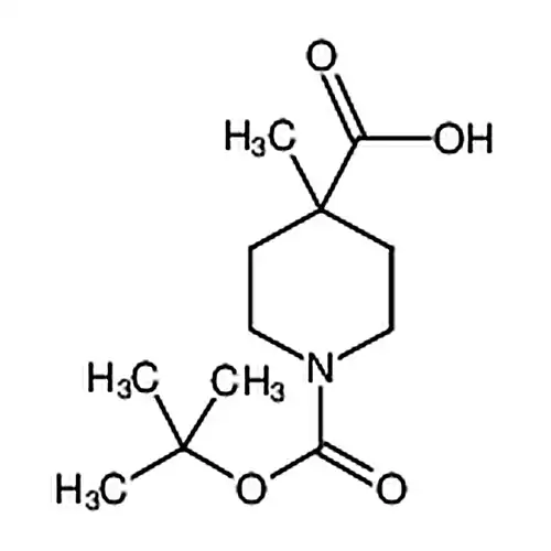 1-N-Boc-4-甲基哌啶-4-甲酸