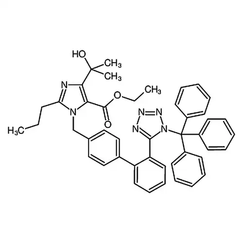 4-(2-羟基丙-2-基)-2-丙基-1-((2'-(1-三苯甲基-1H-四唑-5(4)-基)-[1,1'-联苯]-4-基))甲基)-1H-咪唑-5-羧酸乙酯