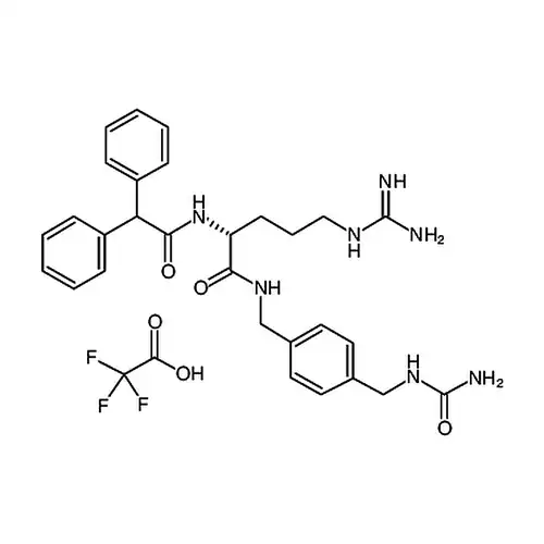 (R)-2-(2,2-二苯基乙酰胺基)-5-胍基-N-(4-(脲基甲基)苄基)戊酰胺 2,2,2-三氟乙酸盐