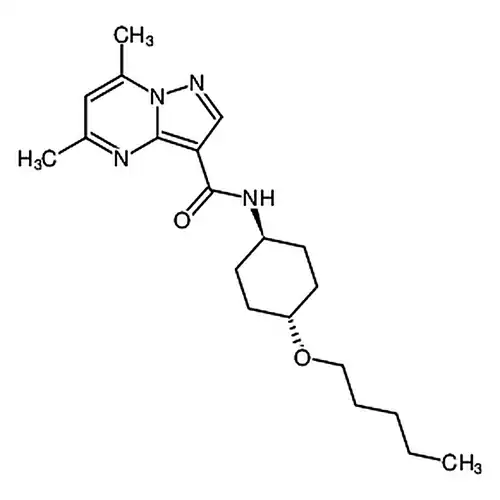 5,7-二甲基-N-(反式-4-(戊氧基)环己基)吡唑并[1,5-a]嘧啶-3-甲酰胺