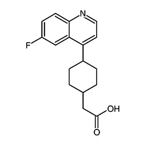 2-(4-(6-氟喹啉-4-基)环己基)乙酸