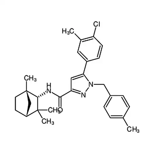 5-(4-氯-3-甲基苯基)-1-(4-甲基苄基)-N-((1S,2S,4R)-1,3,3-三甲基双环[2.2.1]庚烷-2-基)-1H-吡唑-3-甲酰胺