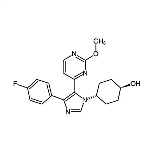 反-4-[4-(4-氟苯基)-5-(2-甲氧基-4-嘧啶基)-1H-咪唑-1-基]环己醇