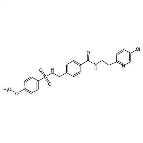 N-(2-(5-氯吡啶-2-基)乙基)-4-((4-甲氧基苯磺酰胺基)甲基)苯甲酰胺