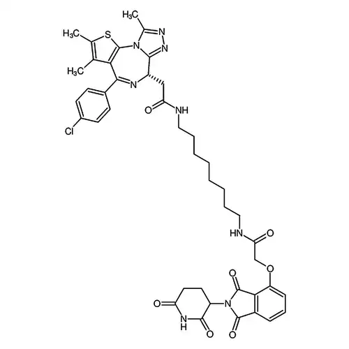 2-((S)-4-(4-氯苯基)-2,3,9-三甲基-6H-噻吩并[3,2-f][1,2,4]三唑并[4,3-a][1,4]二氮杂卓-6-基)-N-(8-(2-((2-(2,6-二氧代哌啶-3-基)-1,3-二氧异吲哚啉-4-基)氧基)乙酰氨基)辛基)乙酰胺