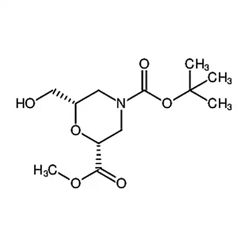 (2R，6S)-4-叔丁基 2-甲基 6-(羟甲基)吗啉-2，4-二羧酸酯