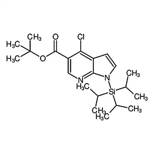 4-氯-1-(三异丙基甲硅烷基)-1H-吡咯并[2，3-b]吡啶-5-甲酸叔丁酯
