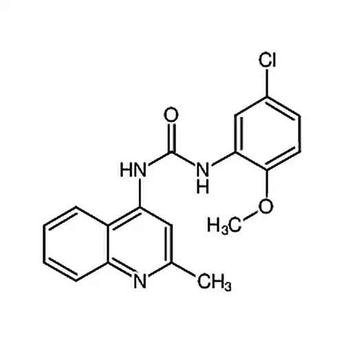 1-(5-氯-2-甲氧基苯基)-3-(2-甲基喹啉-4-基)脲