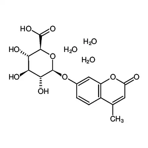 4-甲基-2-氧代-2H-1-苯并吡喃-7-基 BETA-D-吡喃葡糖苷酸三水合物