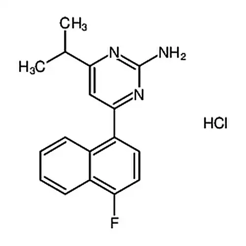 2-氨基-4-(4-氟萘-1-基)-6-异丙基嘧啶盐酸盐