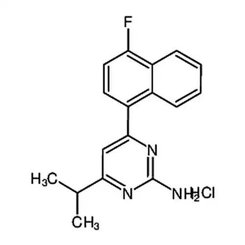 4-(4-氟萘-1-基)-6-异丙基嘧啶-2-胺