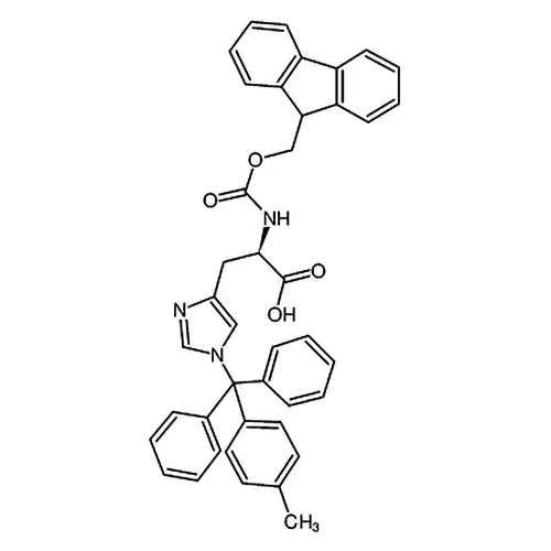 N-(9-芴甲氧羰基)-N'-(4-甲基三苯甲基)-D-组氨酸