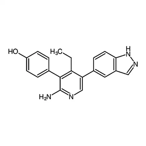 4-(2-氨基-4-乙基-5-(1H-吲唑-5-基)吡啶-3-基)苯酚