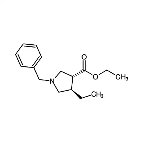 反式-1-苄基-4-乙基吡咯烷-3-羧酸乙酯