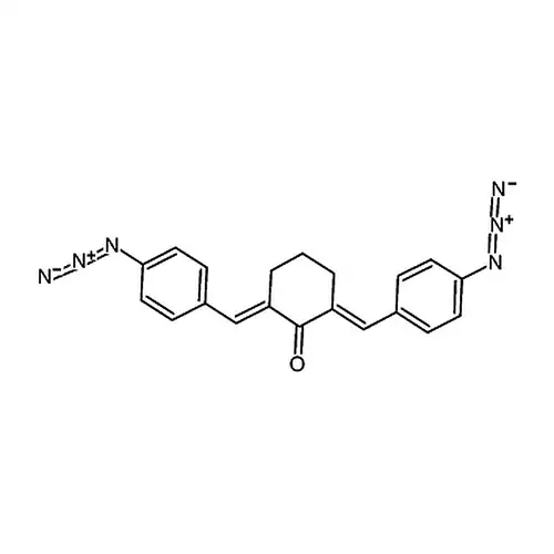 2,6-双(4-叠氮苯亚甲基)环己酮 (含水约30%) (单位重量以干重计) [用于感光材料的研究]