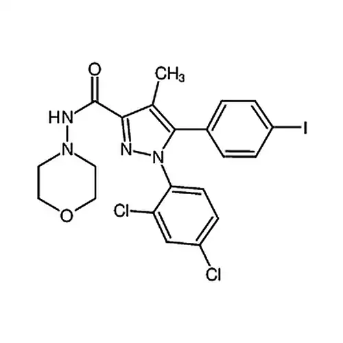 1-(2,4-二氯苯)-5-(4-碘苯基)-4-甲基-N-4-吗啉基-1H-吡唑-3-甲酰胺