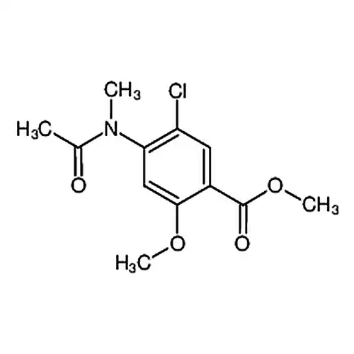 4-(乙酰甲基氨基)-5-氯-2-甲氧基苯甲酸甲酯