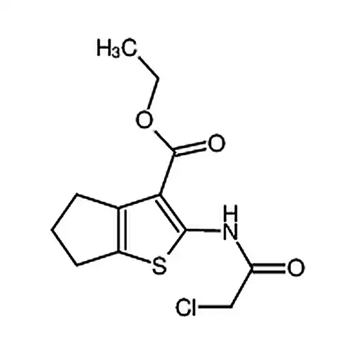 2-(2-氯乙酰胺)-5，6-二氢-4H-环戊二烯[b]噻吩-3-甲酸乙酯