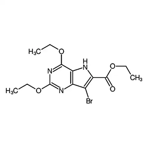7-溴-2,4-二乙氧基-5H-吡咯并[3,2-d]嘧啶-6-甲酸乙酯