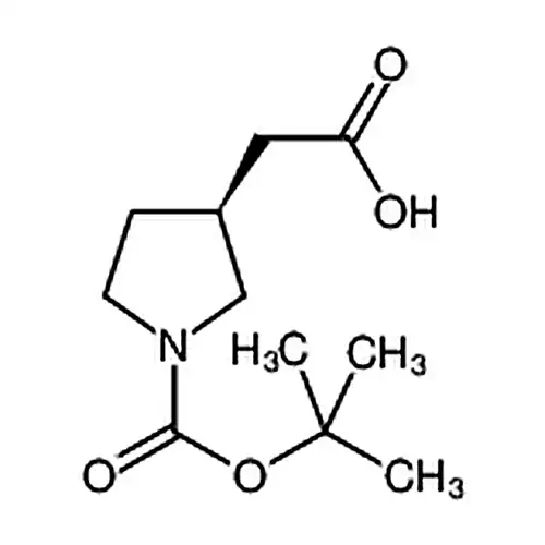 (S)-1-N-Boc-3-吡咯烷乙酸
