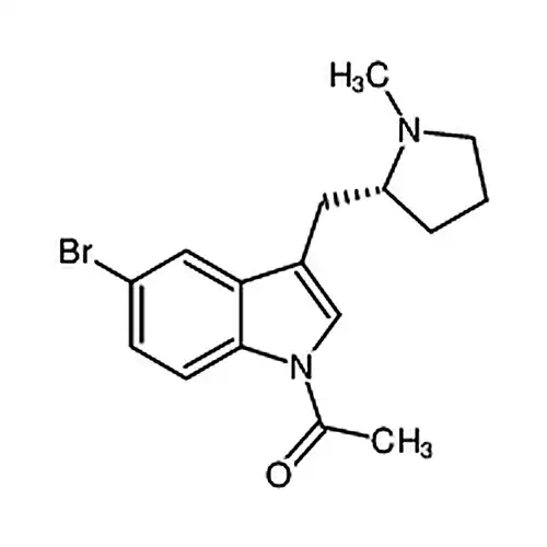 (R)-N-乙酰基-5-溴-3-(N-甲基吡咯烷-2-基甲基)-1H-吲哚