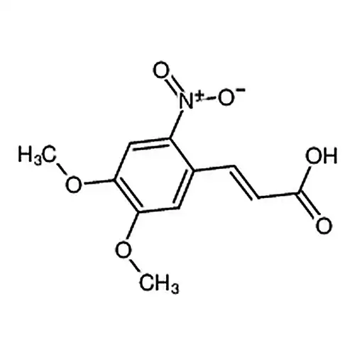 3-(4,5-二甲氧基-2-硝基苯基)丙烯酸
