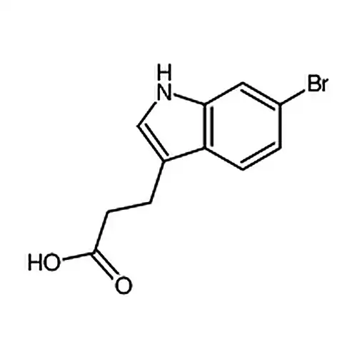 3-(6-溴-1H-吲哚-3-基)丙酸