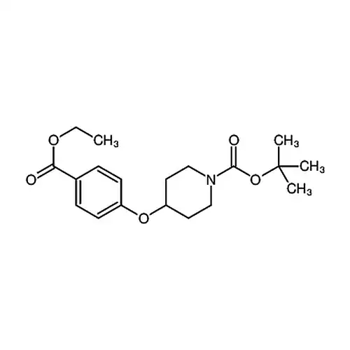 4-(4-(乙氧基羰基)苯氧基)哌啶-1-羧酸叔丁酯