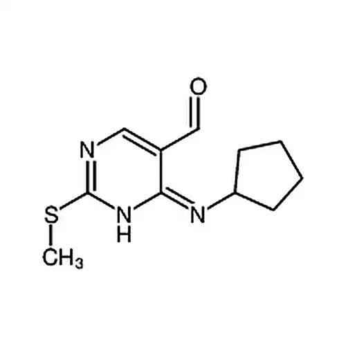 4-(环戊基氨基)-2-(甲硫基)嘧啶-5-甲醛