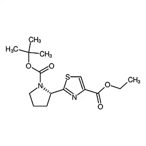 2-((S)-1-叔丁氧基羰基-吡咯烷-2-基)-噻唑-4-羧酸乙酯